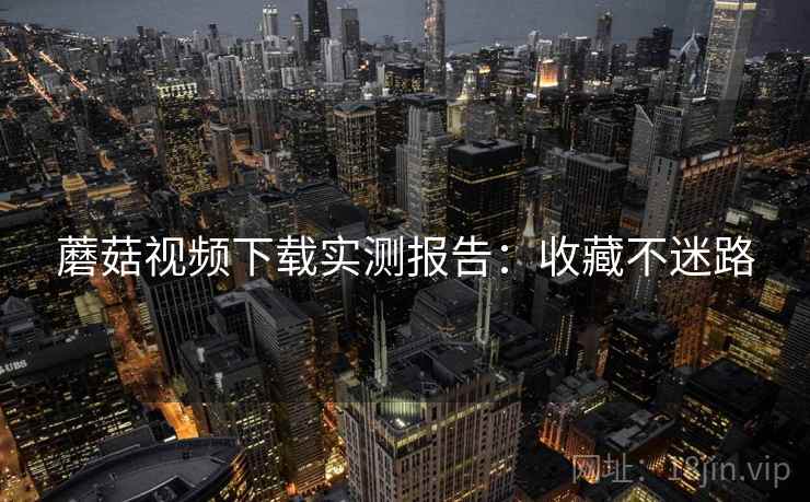 蘑菇视频下载实测报告：收藏不迷路